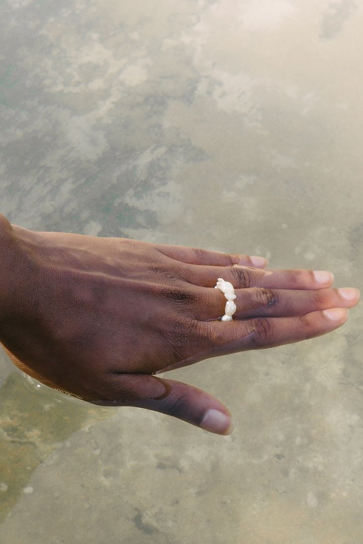 ANN ACID Pearl Ring