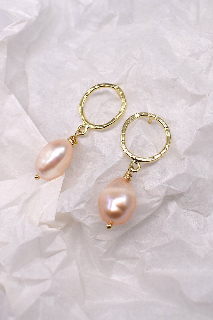 ANN ACID Pearl Dangle Earrings