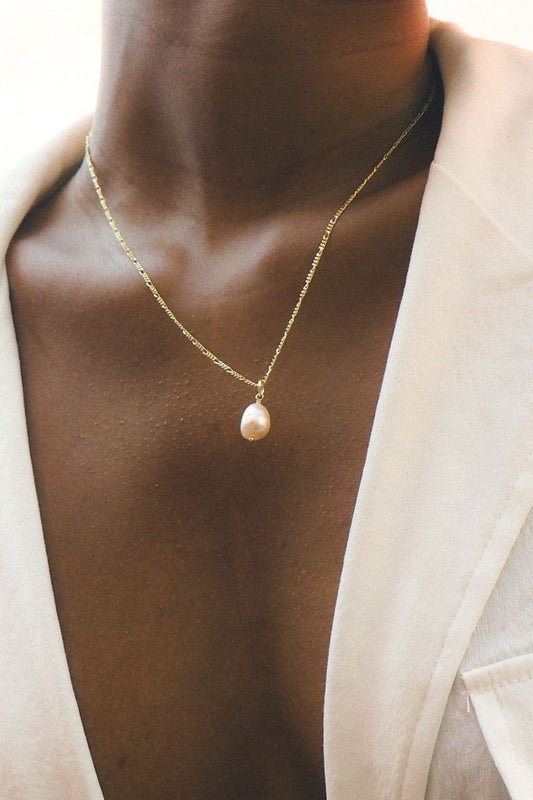 ANN ACID Pearl Pendant Necklace